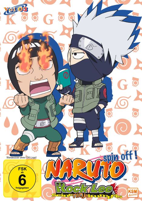 Naruto Spin-Off!  Rock Lee &amp; seine Ninja Kumpels Vol. 3, 3 DVDs