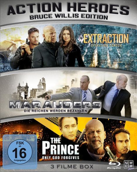 Action Heroes: Bruce Willis Edition (Blu-ray), 3 Blu-ray Discs