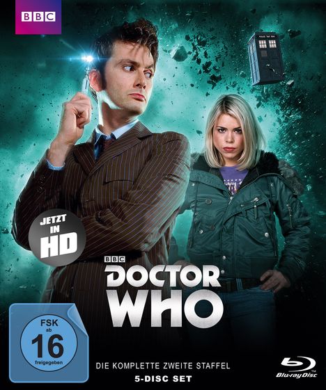 Doctor Who Staffel 2 (Limited Edition) (Blu-ray), 5 Blu-ray Discs
