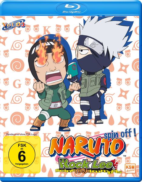 Naruto Spin-Off!  Rock Lee &amp; seine Ninja Kumpels Vol. 3 (Blu-ray), 2 Blu-ray Discs