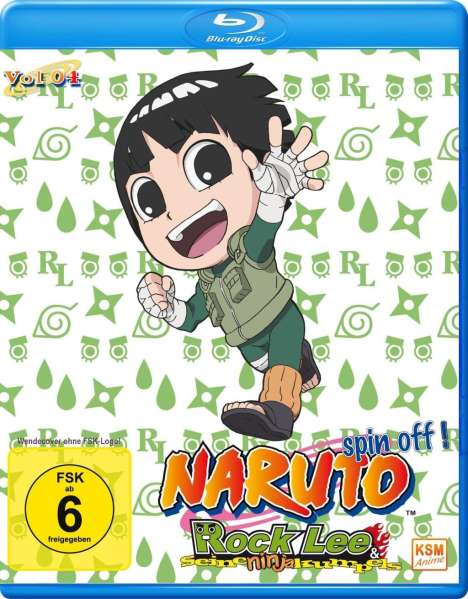 Naruto Spin-Off!  Rock Lee &amp; seine Ninja Kumpels Vol. 4 (Blu-ray), 2 Blu-ray Discs