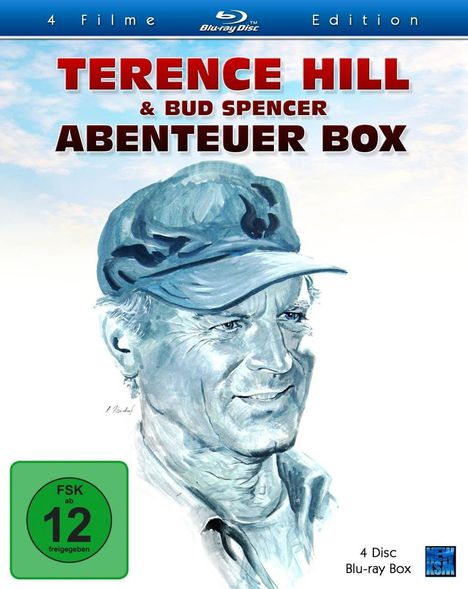 Terence Hill &amp; Bud Spencer - Abenteuer Box (Blu-ray), 4 Blu-ray Discs