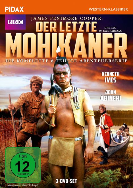 Der letzte Mohikaner (1971), 3 DVDs