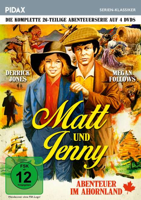 Matt und Jenny - Abenteuer im Ahornland (Komplette Serie), 4 DVDs