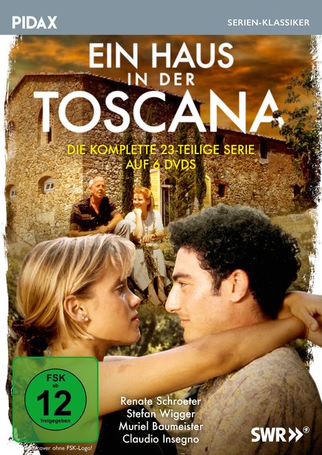 Ein Haus in der Toscana (Komplette Serie), 6 DVDs