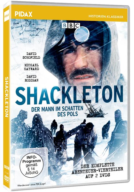 Shackleton - Der Mann im Schatten des Pols (Komplette Serie), 2 DVDs