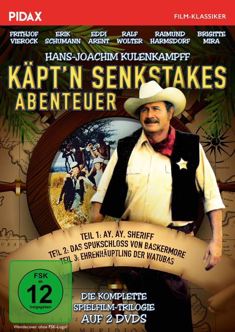 Käpt'n Senkstakes Abenteuer (Komplette Trilogie), 2 DVDs