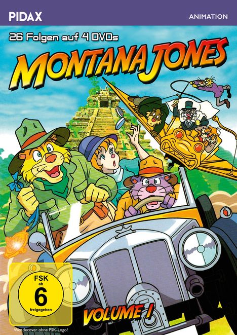 Montana Jones Vol. 1, 4 DVDs