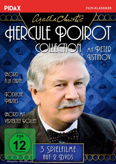 Hercule Poirot-Collection (Mord à la Carte / Tödliche Parties / Mord mit verteilten Rollen), 2 DVDs
