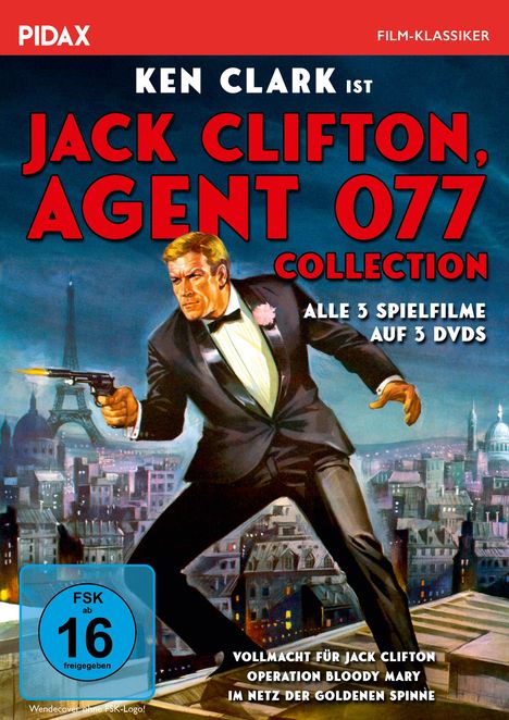 Jack Clifton, Agent 077 - Collection, 3 DVDs