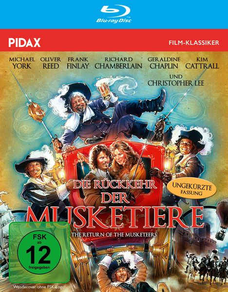 Die Rückkehr der Musketiere (Blu-Ray), Blu-ray Disc