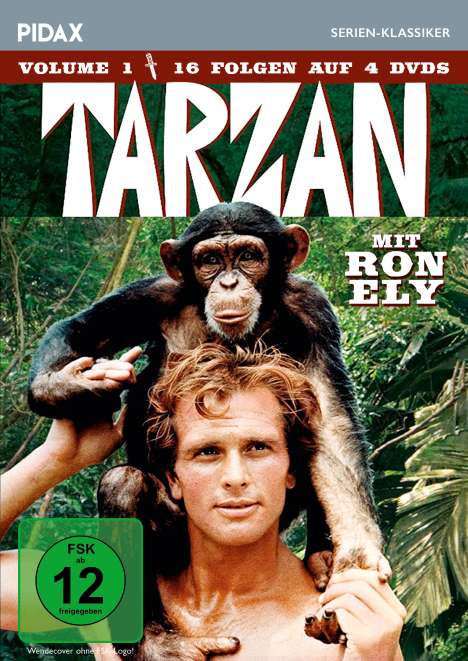 Tarzan Vol. 1, 4 DVDs