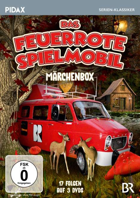 Das feuerrote Spielmobil (Märchenbox), 3 DVDs