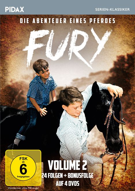 Fury - Die Abenteuer eines Pferdes Vol. 2, 4 DVDs