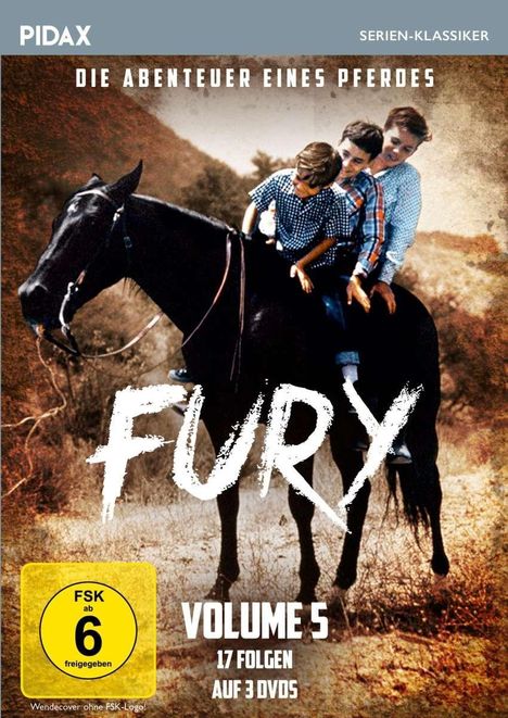 Fury - Die Abenteuer eines Pferdes Vol. 5, 3 DVDs