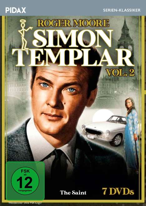 Simon Templar Vol. 2, 7 DVDs