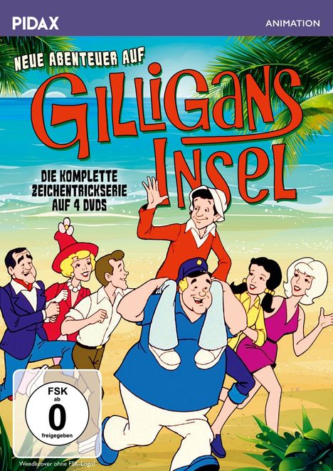 Neue Abenteuer auf Gilligans Insel (Komplette Serie), 4 DVDs