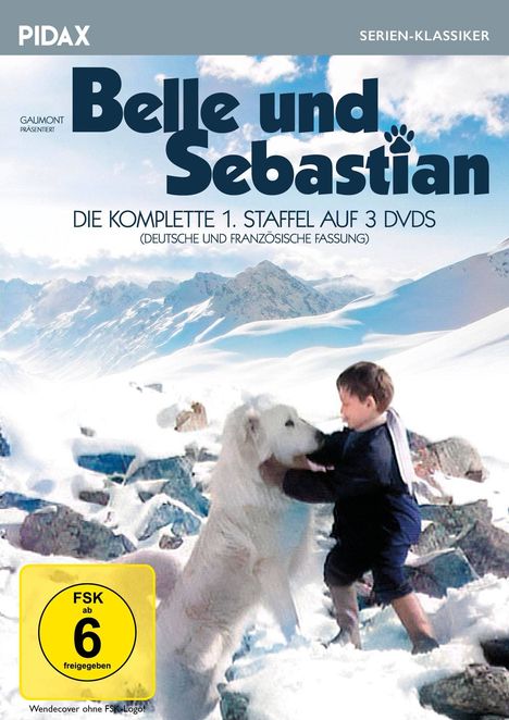 Belle und Sebastian Staffel 1, 3 DVDs