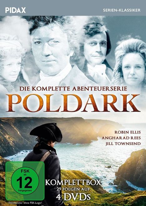 Poldark (1975) (Komplette Serie), 4 DVDs