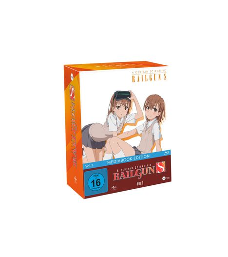 A Certain Scientific Railgun S Vol.1 (mit Sammelschuber) (Blu-ray im Mediabook), Blu-ray Disc