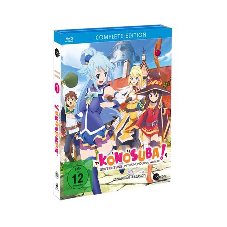 KonoSuba Staffel 1 (Complete Edition) (Blu-ray), 3 Blu-ray Discs