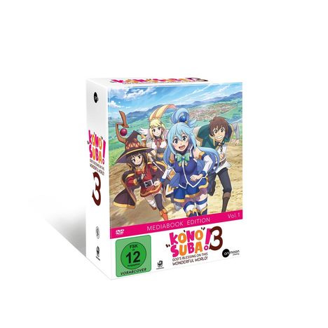 KonoSuba Staffel 3 Vol. 1 (Limited Mediabook Edition) (mit Sammelschuber), DVD