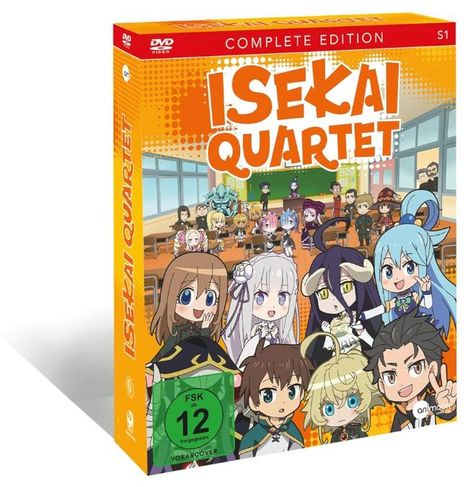 Isekai Quartet Staffel 1 (Gesamtausgabe), DVD
