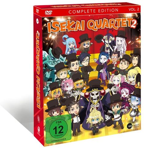 Isekai Quartet Staffel 2 (Gesamtausgabe), DVD