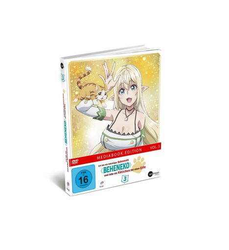 Beheneko: Ich bin ein mächtiger Behemoth und lebe als Kätzchen bei einer Elfe Staffel 1 Vol. 3, DVD