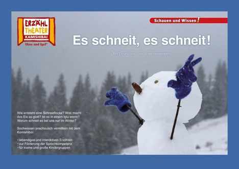 Verena Sangu: Es schneit, es schneit! / Kamishibai Bildkarten, Buch