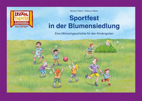 Barbara Peters: Sportfest in der Blumensiedlung / Kamishibai Bildkarten, Buch