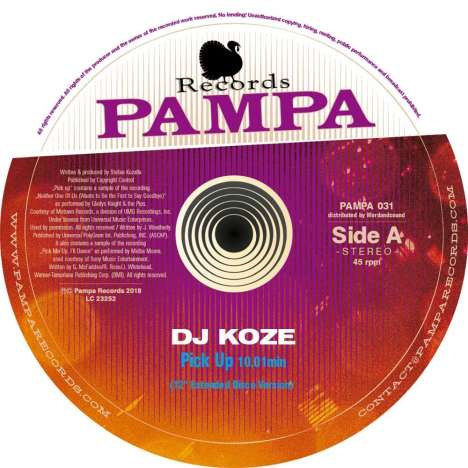 DJ Koze aka Adolf Noise: Pick Up, Single 12"