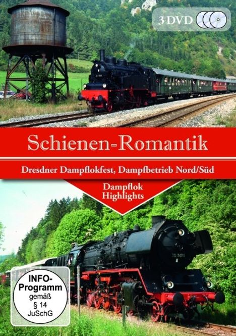 Schienen-Romantik: Dampflok Highlights - Dresdner Dampflokfest, Dampfbetrieb Nord/Süd, DVD