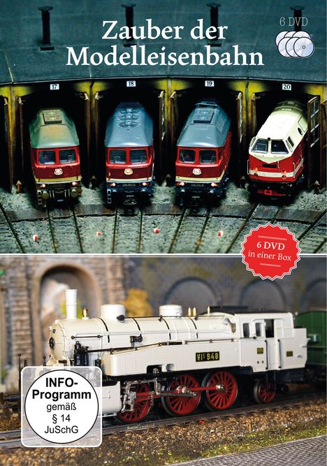 Zauber der Modelleisenbahn, 6 DVDs