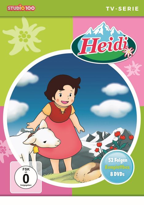 Heidi (Komplette Serie), 8 DVDs