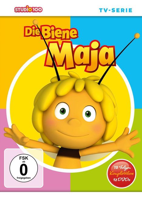 Die Biene Maja (CGI) (Komplette Serie), 12 DVDs