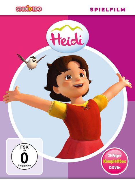 Heidi (CGI) Staffel 1 (Komplettbox), 12 DVDs