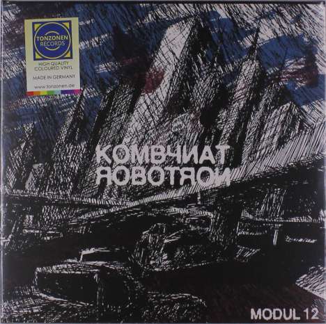 Kombynat Robotron: Modul 12 (Blue Marbled Vinyl), Single 12"