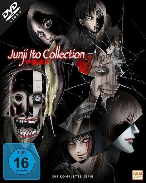 Junji Ito Collection (Gesamtedition), 3 DVDs