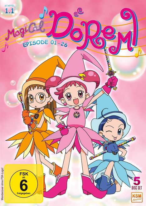 Magical Doremi Staffel 1 Box 1, 5 DVDs