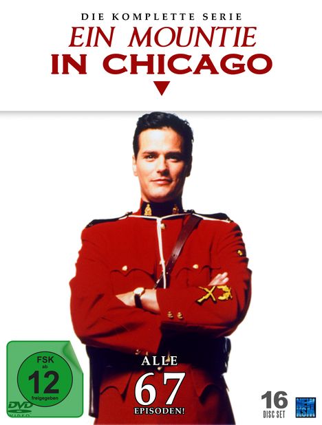 Ein Mountie in Chicago (Komplette Serie), 16 DVDs