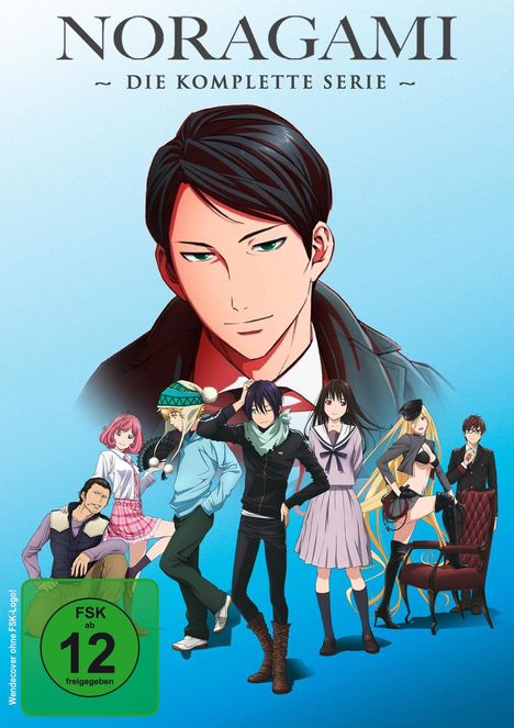 Noragami (Komplette Serie), 4 DVDs