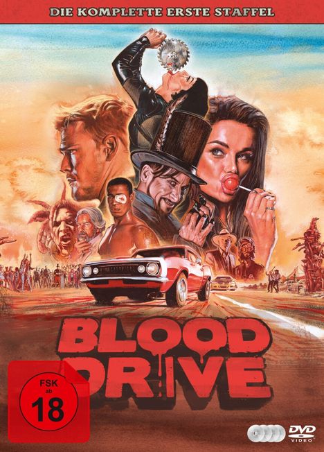 Blood Drive (Komplette Serie), 4 DVDs