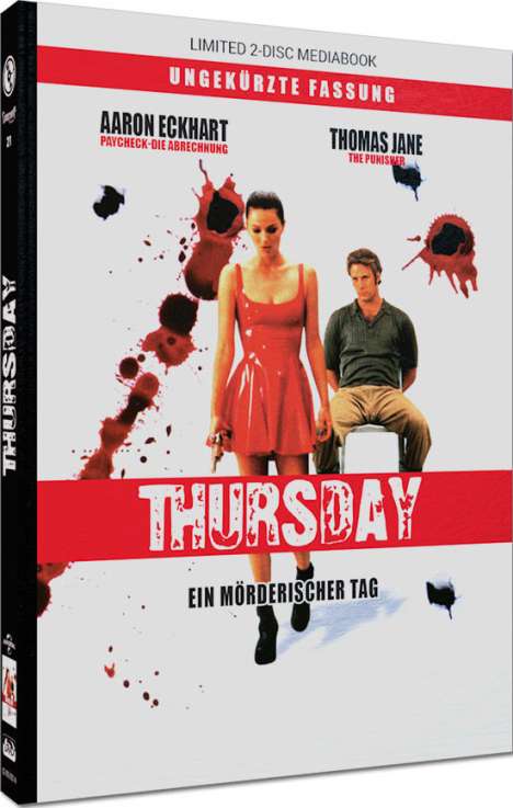Thursday (Blu-ray &amp; DVD im Mediabook), 1 Blu-ray Disc und 1 DVD