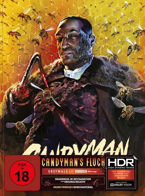 Candyman's Fluch (Ultra HD Blu-ray &amp; Blu-ray im Mediabook), 1 Ultra HD Blu-ray und 1 Blu-ray Disc