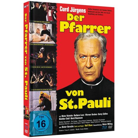 Der Pfarrer von St. Pauli (Blu-ray &amp; DVD im Mediabook), 1 Blu-ray Disc und 1 DVD