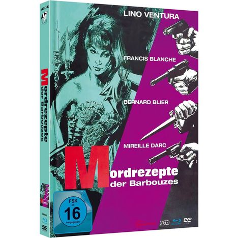 Mordrezepte der Barbouzes (Blu-ray &amp; DVD im Mediabook), 1 Blu-ray Disc und 1 DVD