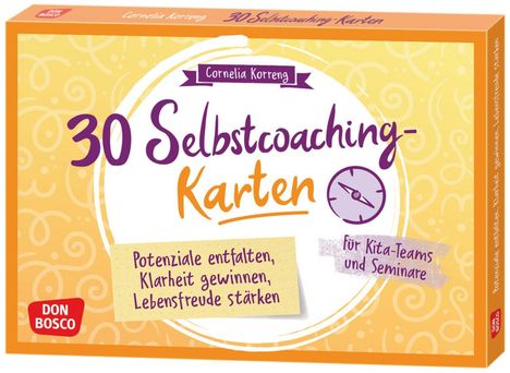 Cornelia Korreng: 30 Selbstcoaching-Karten: Potenziale entfalten, Klarheit gewinnen, Lebensfreude stärken, Diverse