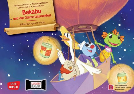 Ferdinand Auhser: Bakabu und das Sterne-Laternenfest. Kamishibai Bildkartenset, 2 Diverse