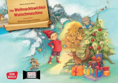 Betina Gotzen-Beek: Die Weihnachtswichtel-Wunschmaschine. Kamishibai Bildkartenset, Diverse